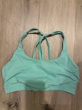 lululemon athletica aqua Strappy Sports Bra